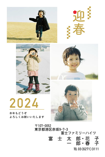 おしゃれ LN-99｜富士フイルム年賀状印刷 2024