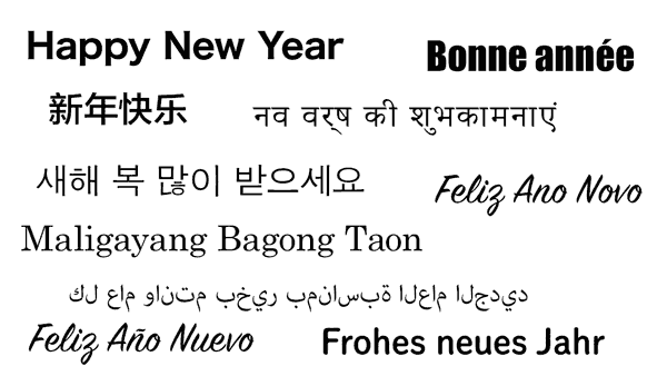 英語で年賀状を送ろう！英語の挨拶文例集